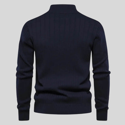 Francisco | Jersey de Confort con Cremallera