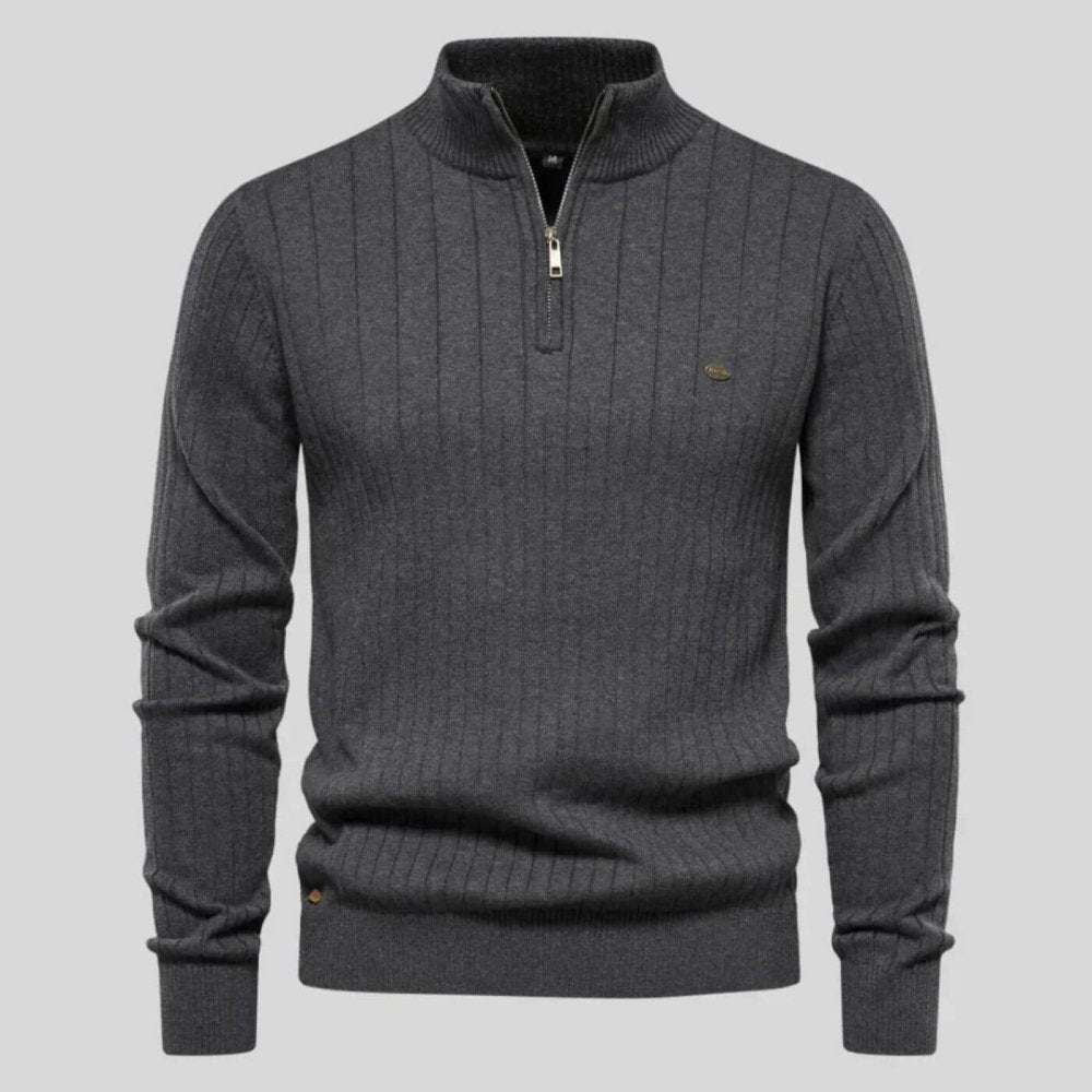 Francisco | Jersey de Confort con Cremallera