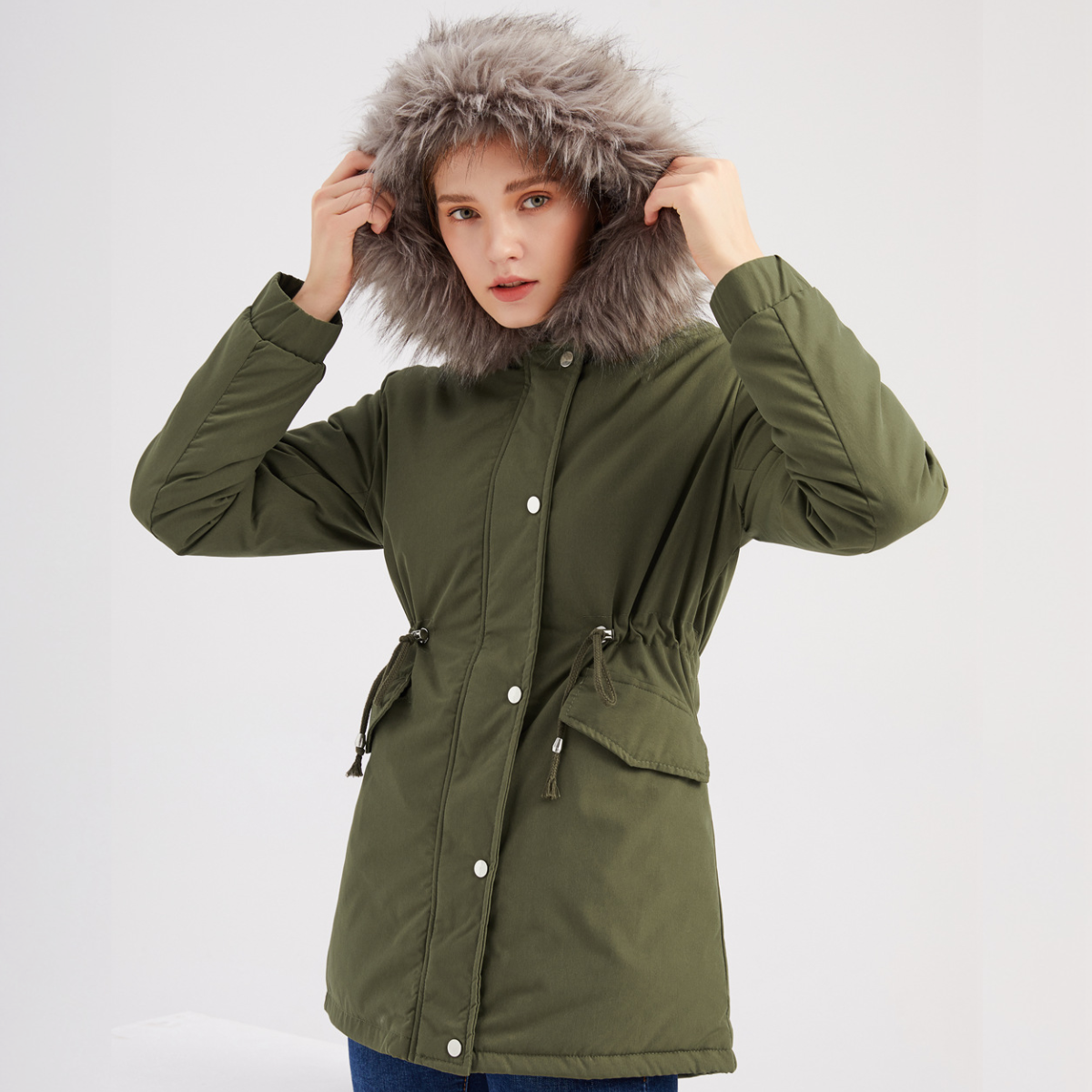 Marina | Parka Acolchada con Capucha