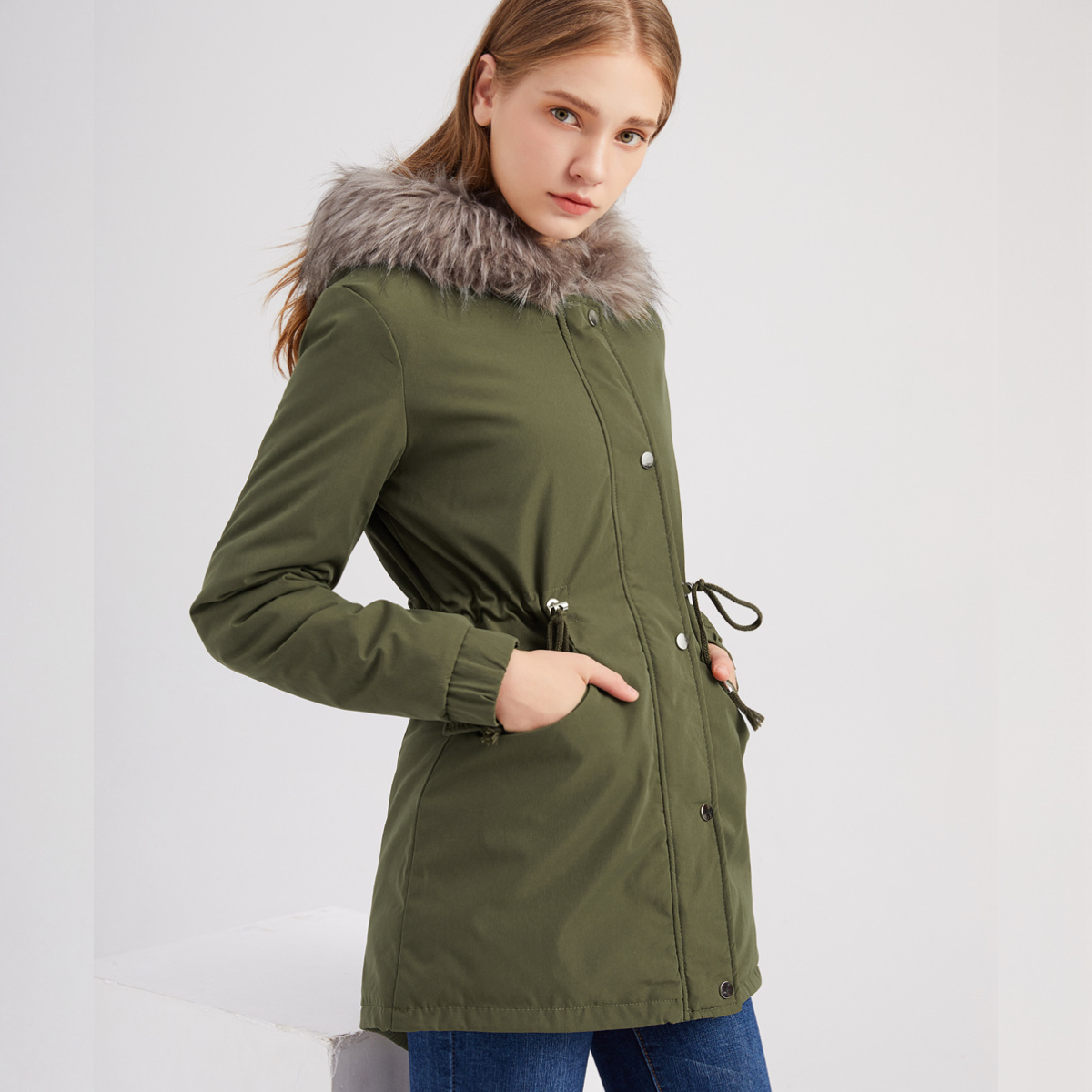 Marina | Parka Acolchada con Capucha