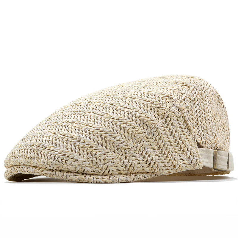 Salvador | Gorra Plana de Verano en Paja