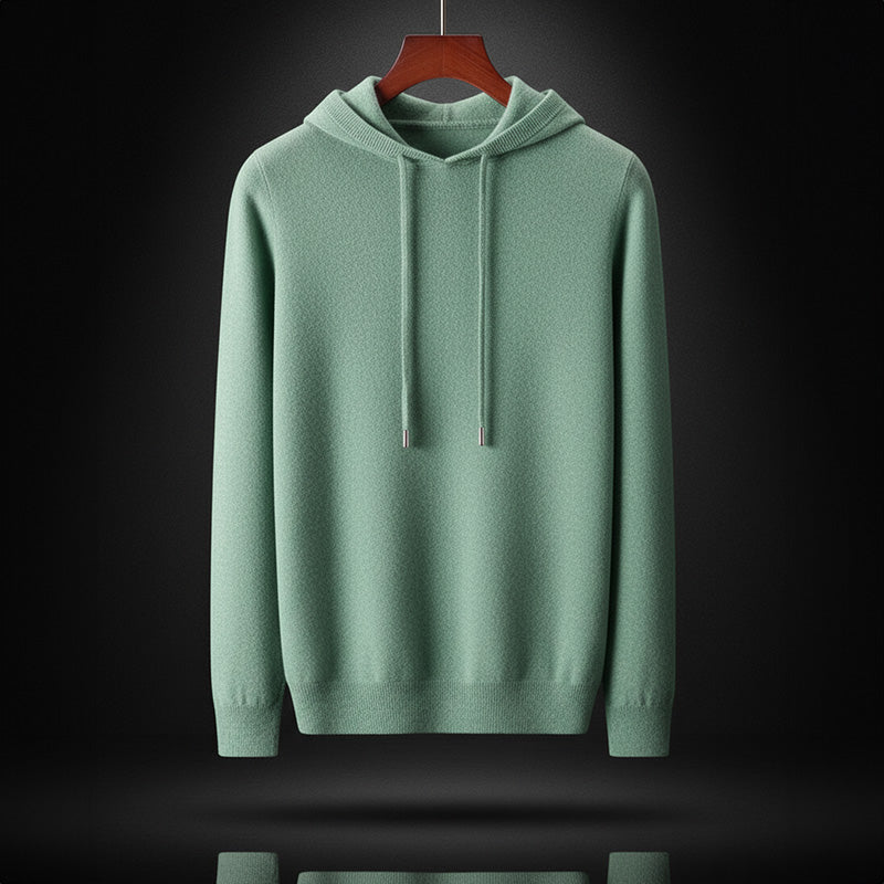 Masu | Sudadera con Capucha de Lana Merino
