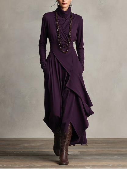 Natalie | Elegante vestido drapeado