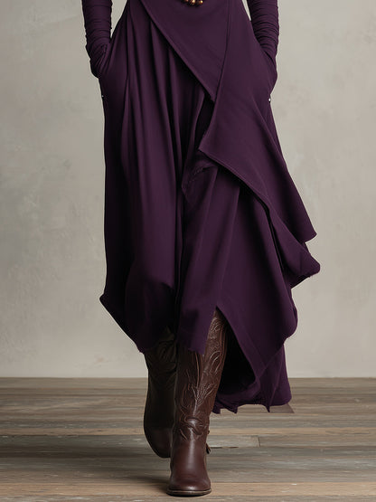 Natalie | Elegante vestido drapeado