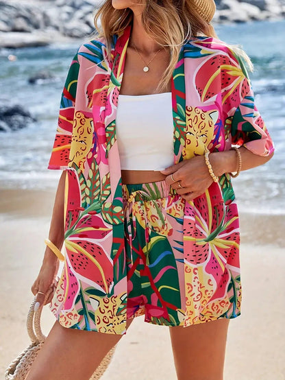 Fannie | Conjunto Top Shorts Floral Verano