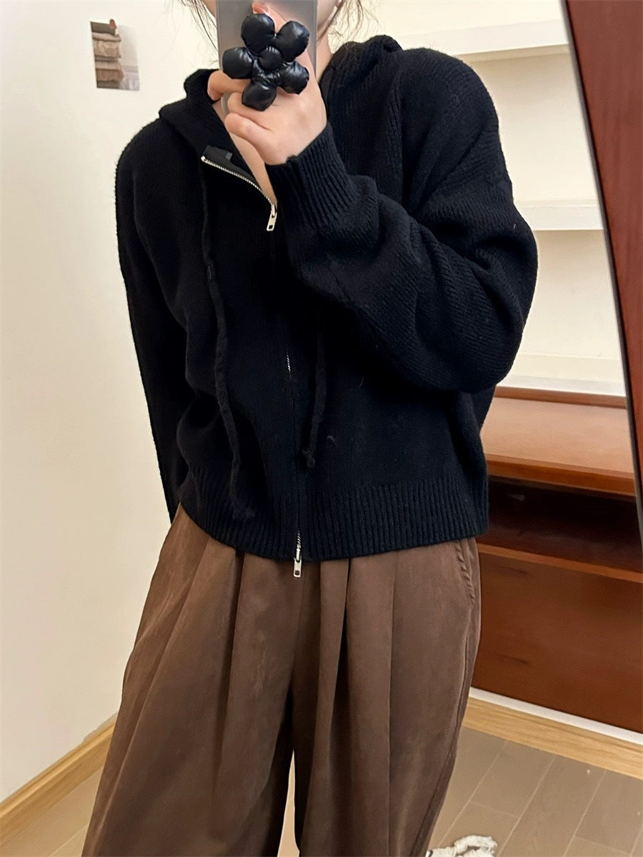 Arlene | Cárdigan Acogedor con Capucha de Manga Larga