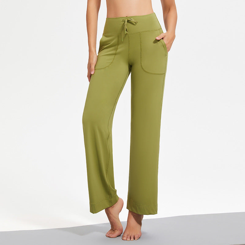 Bethany | Pantalones de Pierna Ancha de Talle Alto