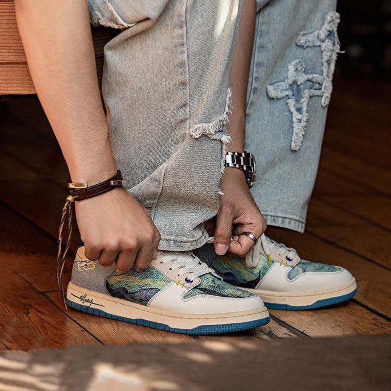 Van Gogh | Zapatillas Inspiradas en La Noche Estrellada