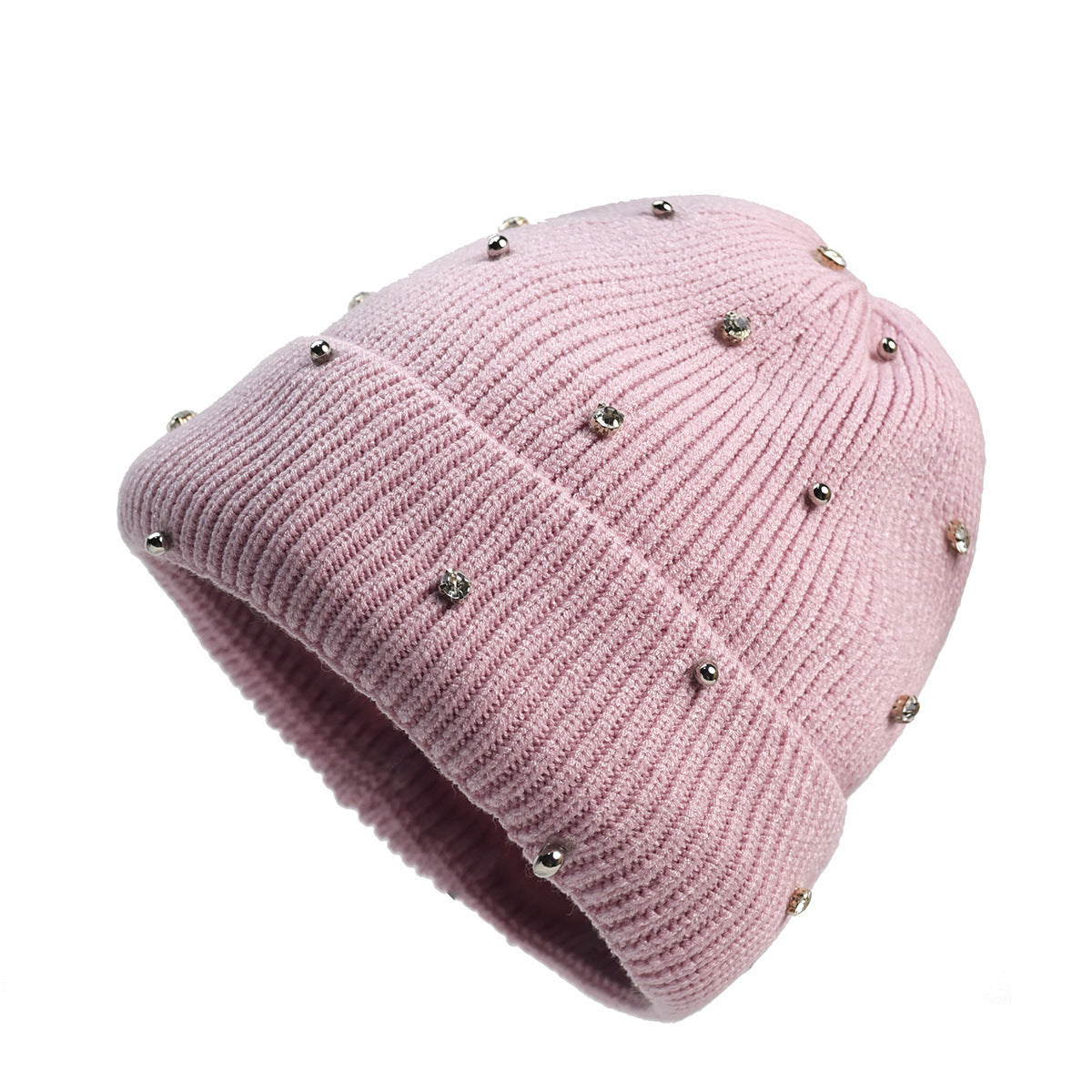 Yvette | Gorro Acogedor con Detalles de Cuentas Brillantes