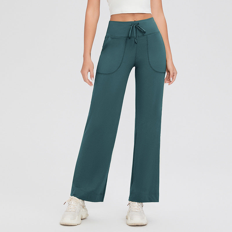 Bethany | Pantalones de Pierna Ancha de Talle Alto