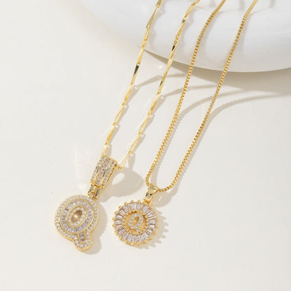 Aisha | Pack de 2 Collares Colgantes con Inicial Elegantes