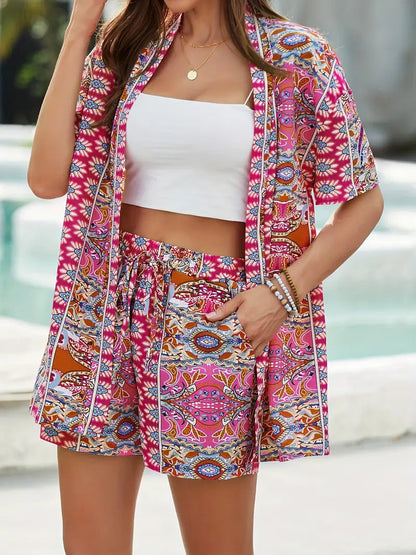 Fannie | Conjunto Top Shorts Floral Verano