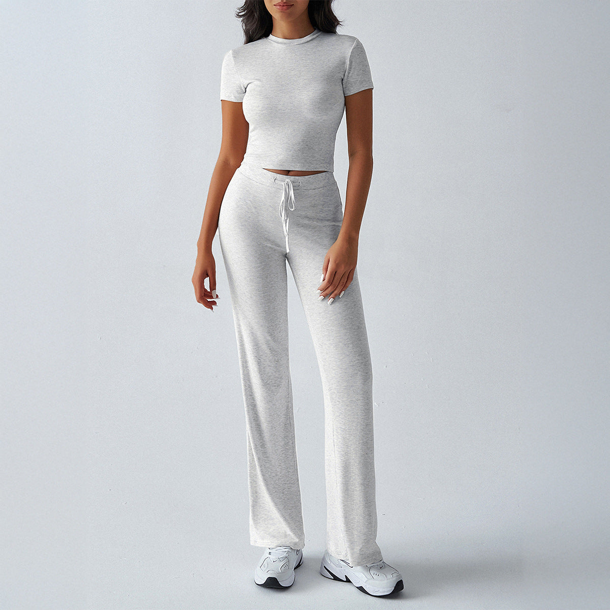 Margarita | Conjunto de Top Corto de Manga Corta y Joggers