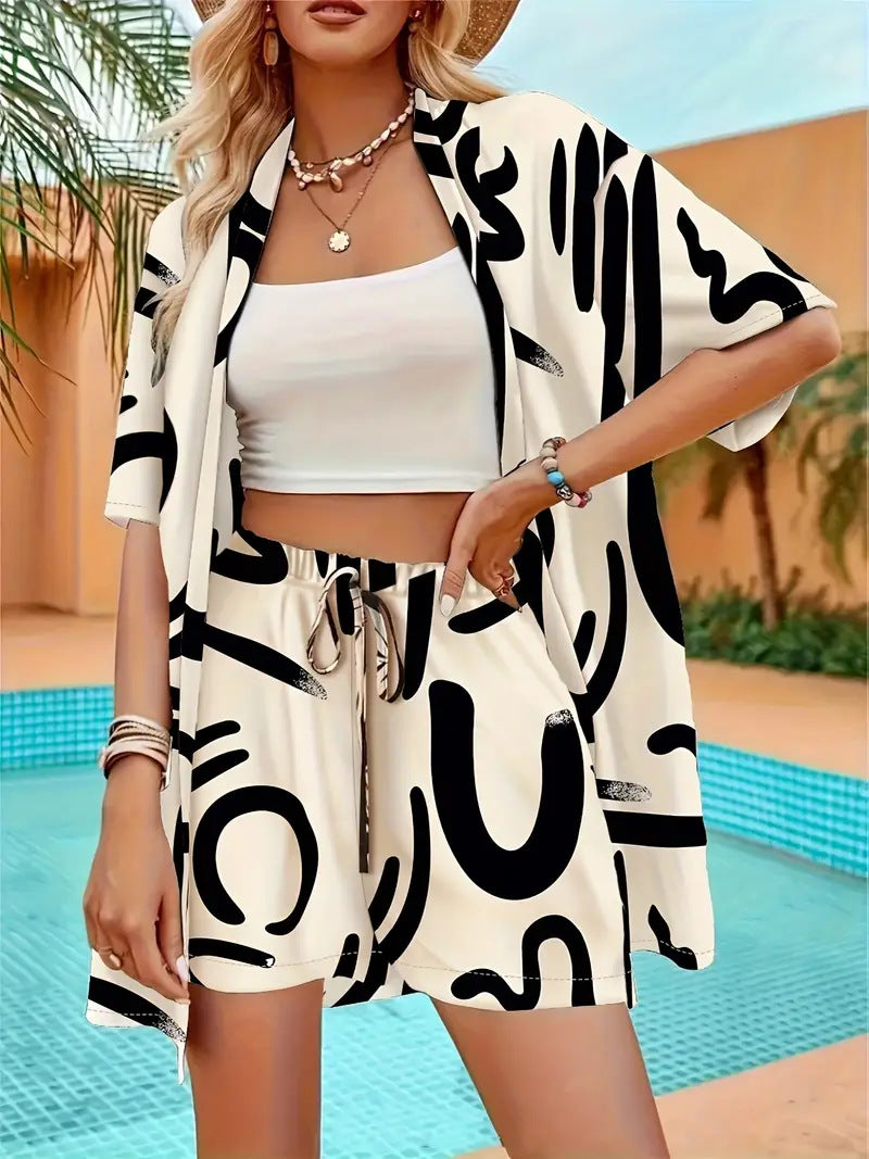 Fannie | Conjunto Top Shorts Floral Verano