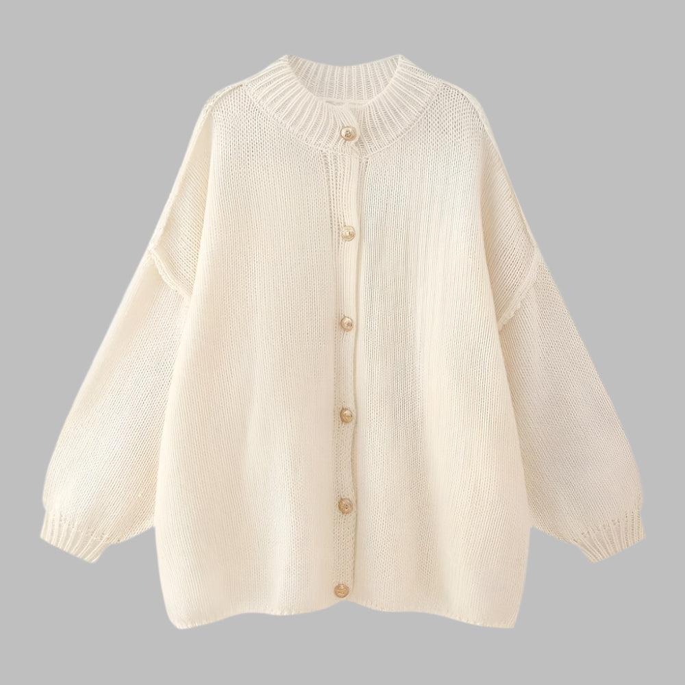 Gani | Cárdigan Clásico con Botones de Manga Larga