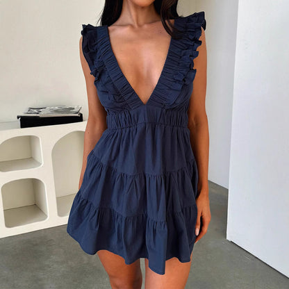 Omana | Vestido Verano Escote V Sin Mangas