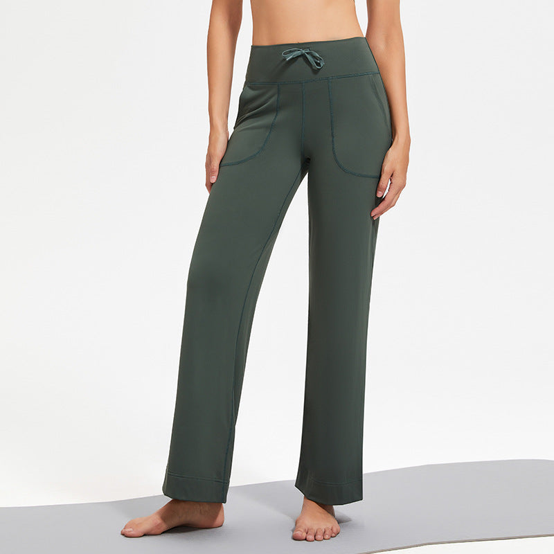 Bethany | Pantalones de Pierna Ancha de Talle Alto