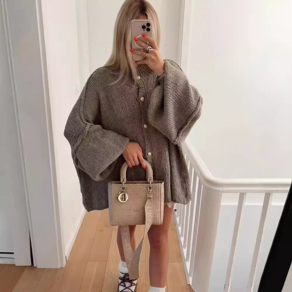 Gani | Cárdigan Clásico con Botones de Manga Larga