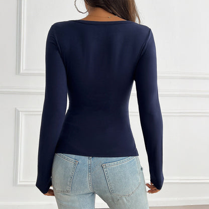Palya | Camiseta Cómoda de Manga Larga con Cuello en V