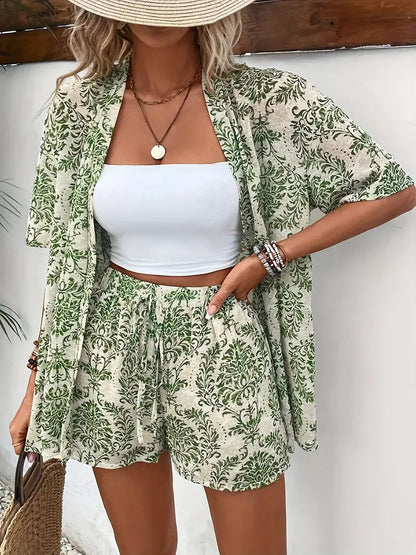 Fannie | Conjunto Top Shorts Floral Verano