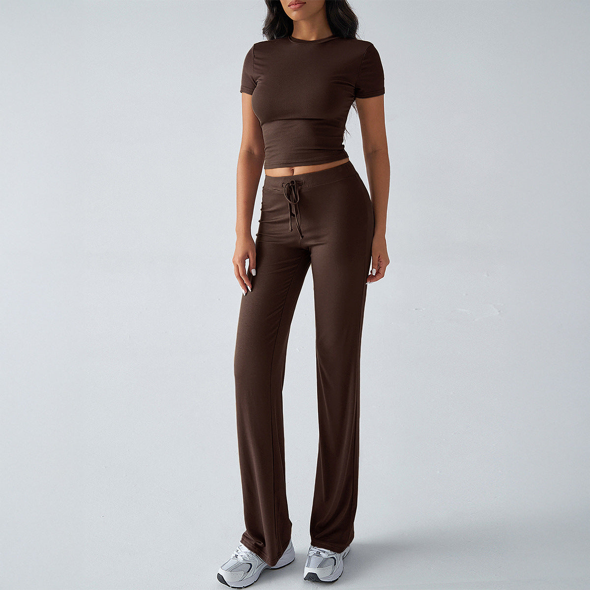 Margarita | Conjunto de Top Corto de Manga Corta y Joggers