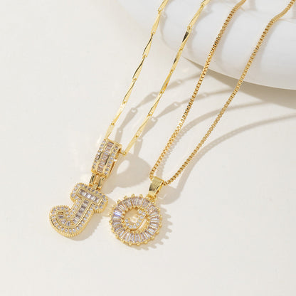 Aisha | Pack de 2 Collares Colgantes con Inicial Elegantes