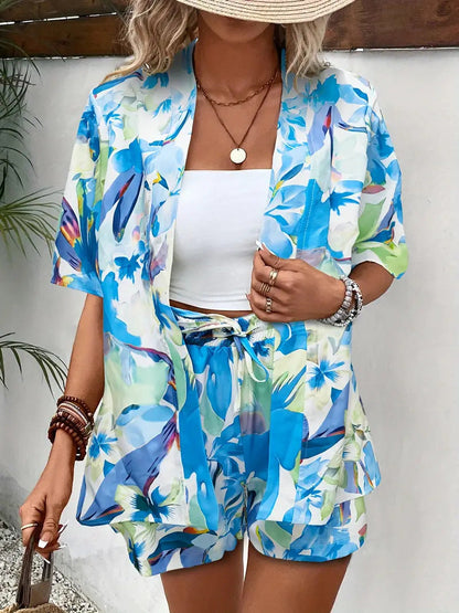 Fannie | Conjunto Top Shorts Floral Verano
