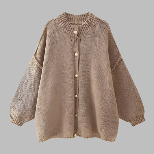 Gani | Cárdigan Clásico con Botones de Manga Larga