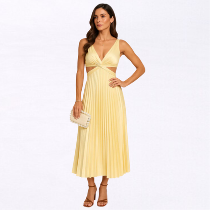 Bellezza | Vestido Plisado de Ocasión