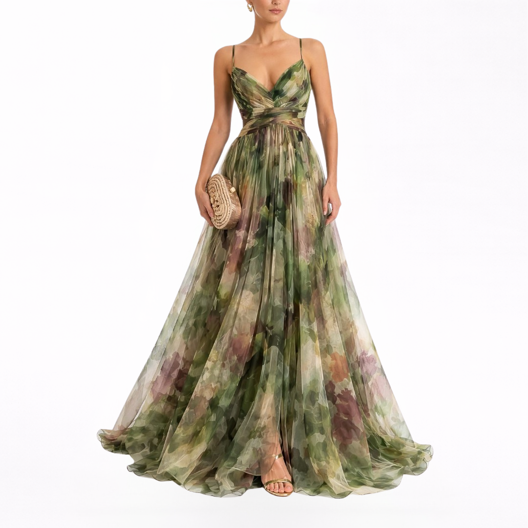 Giselle | Maxi Vestido Floral Encantador