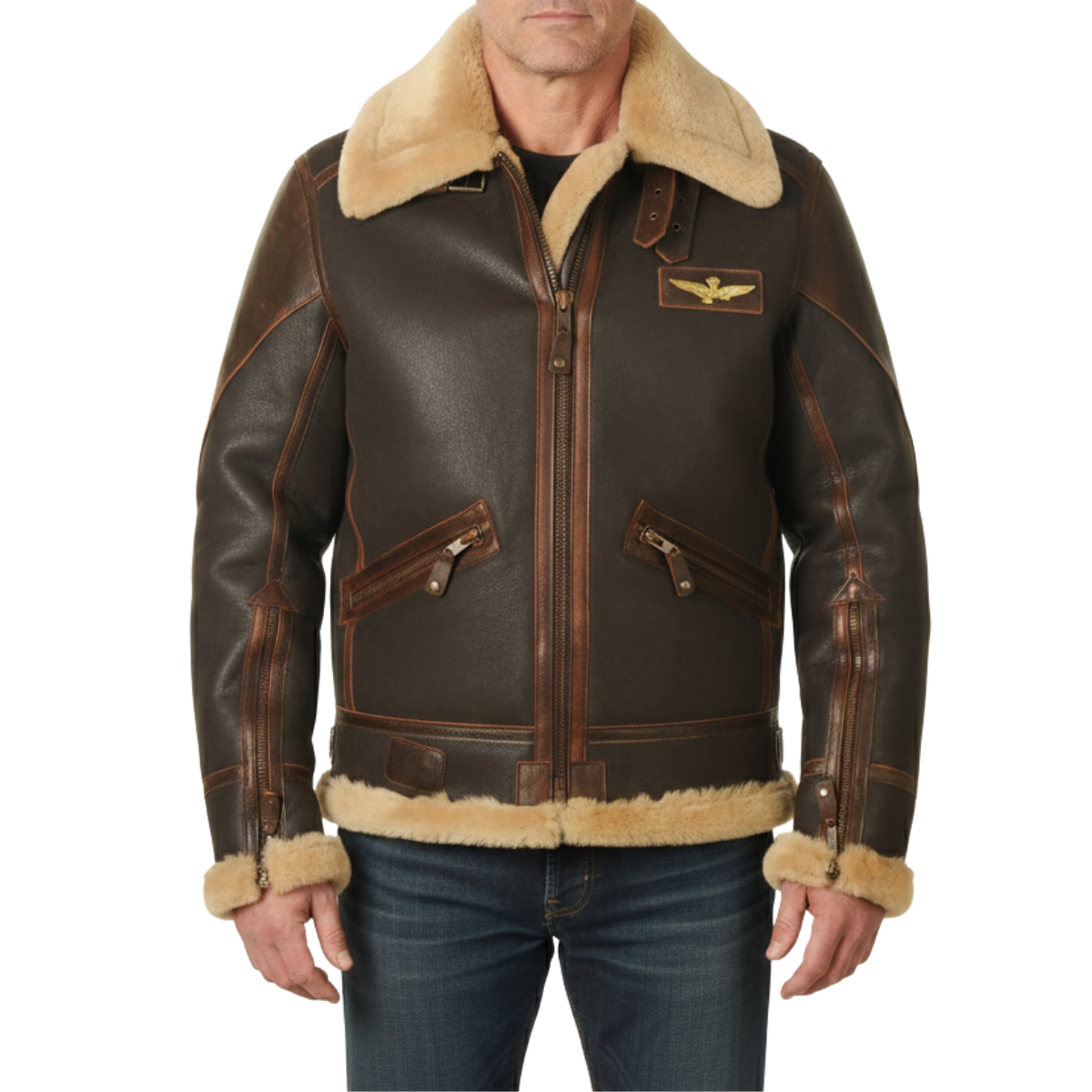 Juan | Chaqueta de Piloto con Forro Cálido