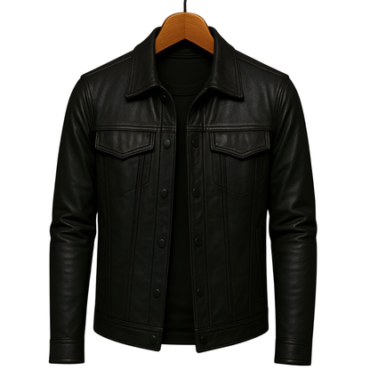 René | Chaqueta de Cuero Estilo Rider