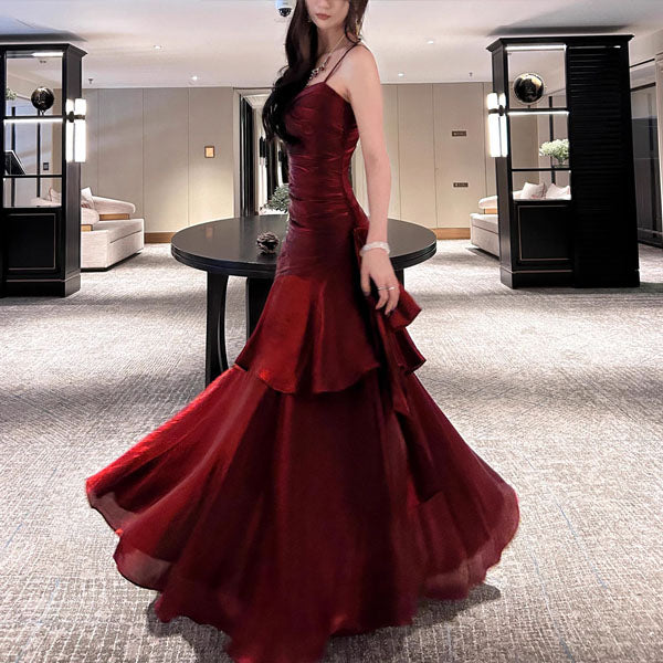 Vianne | Vestido Maxi Glamuroso con Volantes