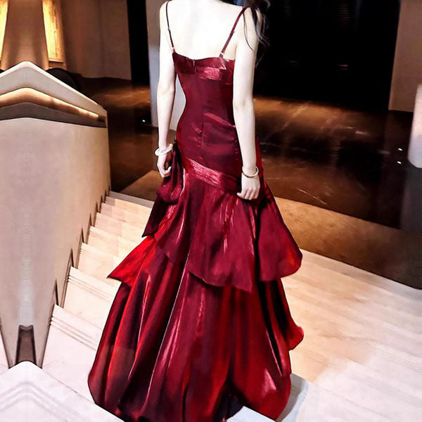 Vianne | Vestido Maxi Glamuroso con Volantes