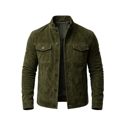 Mateo | Chaqueta Militar Estilo Ante