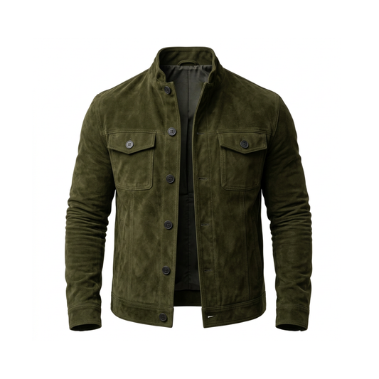 Mateo | Chaqueta Militar Estilo Ante