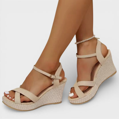Sandalias Cuña Plataforma Mujer