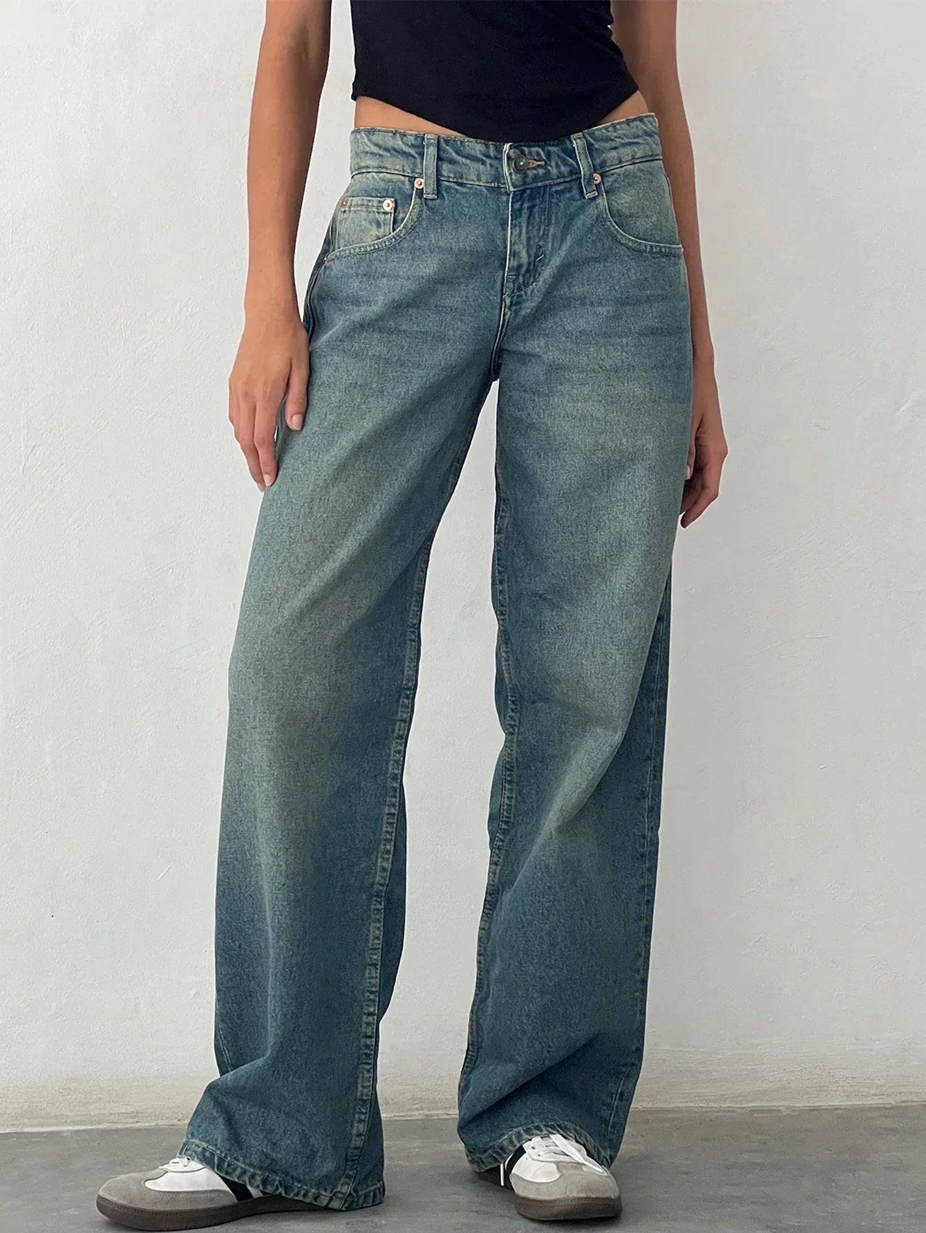Sylvaine | Jeans Baggy Casuales Vintage