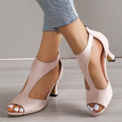 Alana | Tacones Elegantes con Laterales Abiertos
