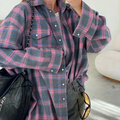 Norah | Camisa Casual Lisa de Franela