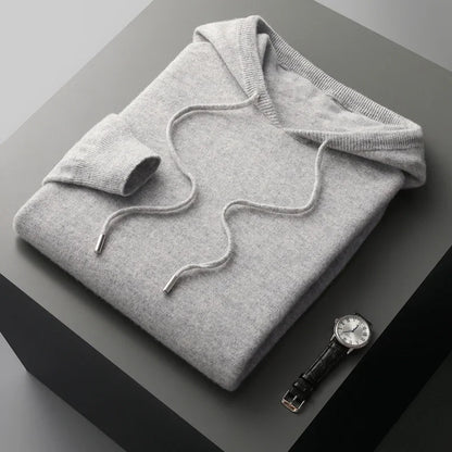 Masu | Sudadera con Capucha de Lana Merino