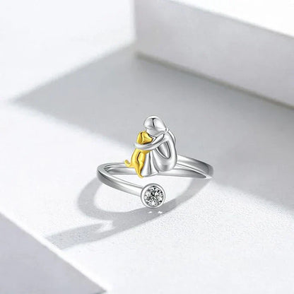 Rose | Anillo con Icono de Perro