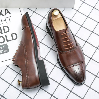 Oxford | Zapatos Brogue Clásicos de Piel