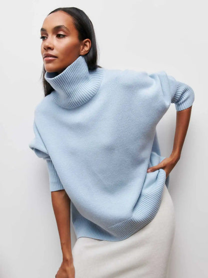Alyssa | Suéter Elegante de Cuello Alto