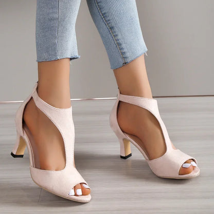 Alana | Tacones Elegantes con Laterales Abiertos