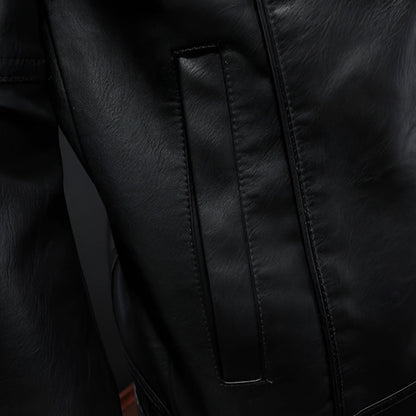 René | Chaqueta de Cuero Estilo Rider