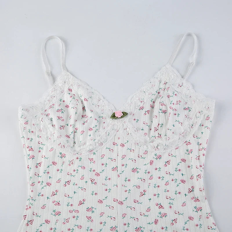 Joy | Body Sin Mangas Floral de Ensueño