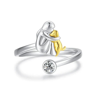 Rose | Anillo con Icono de Perro
