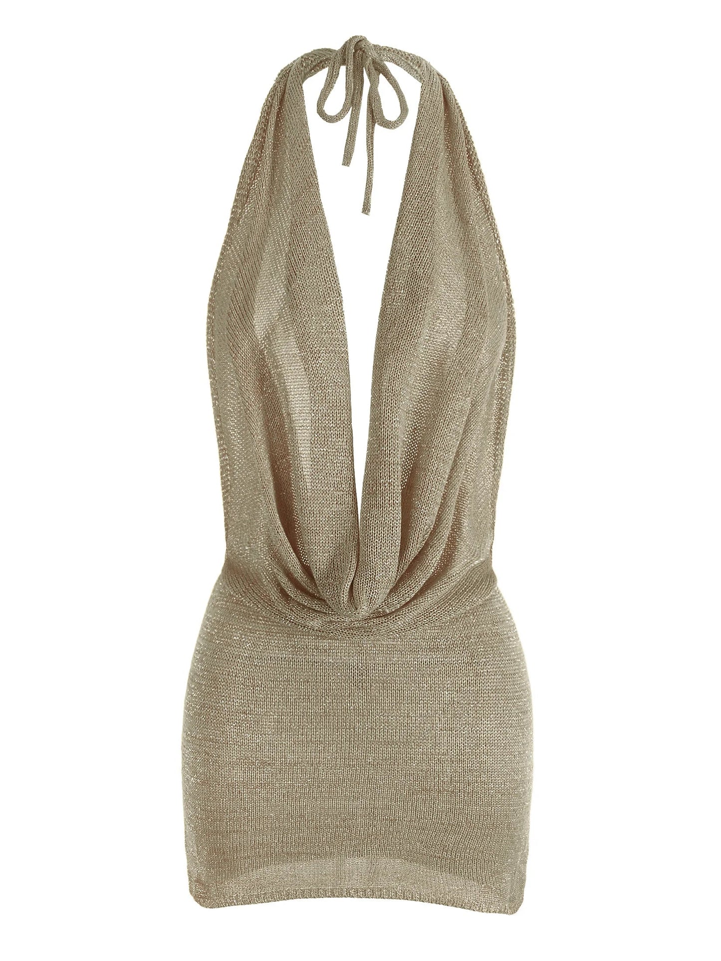 Duna | Vestido Mini Sin Espalda Escote en V
