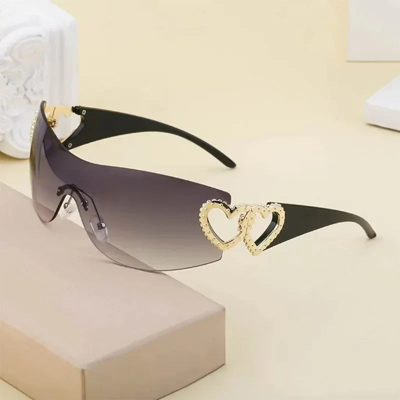 Enchanted | Gafas Sol Corazones Brillantes